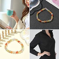 50G 10 Colors Transparent Acrylic Beads&nbsp;FIND-CJ0002-86