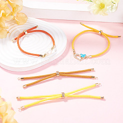 4Pcs 4 Colors Polyester Cord Bracelet Making&nbsp;MAK-TA0001-44