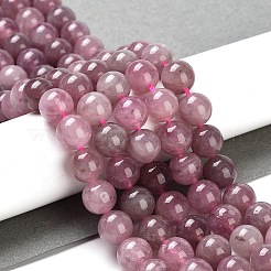 Natural Madagascar Rose Quartz Beads Strands&nbsp;G-B076-A01-02