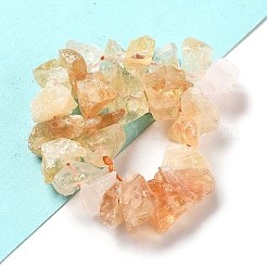 Raw Rough Heated Natural Citrine Beads Strands&nbsp;G-P528-A01-01