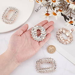 4Pcs 2 Style Alloy Crystal Rhinestone Shoe Decorations&nbsp;AJEW-PH0011-49KCG