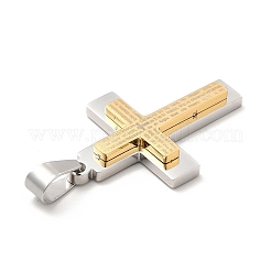 PVD Vacuum Plating 304 Stainless Steel Pendants&nbsp;STAS-K244-04GP
