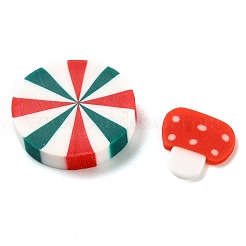 Christmas Theme Handmade Polymer Clay Cabochons&nbsp;CLAY-Q004-02A