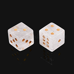 Natural Quartz Crystal Carved Cube Dice&nbsp;T144-07D