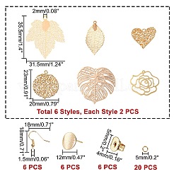DIY Dangle Earring Making Kits&nbsp;DIY-SC0011-86G