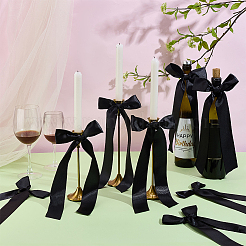 8Pcs Polyester Single Face Satin Ribbon Candle Holder Decoration&nbsp;HJEW-PH02149