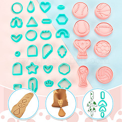 32Pcs Plastic & Resin Molds&nbsp;DIY-GA0005-87