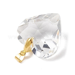 Transparent Glass Pendants&nbsp;PALLOY-JF05262-02