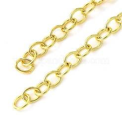 Rack Plating Brass Cable Chains&nbsp;CHC-G021-01G