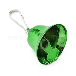 3Pcs 3 Colors Christmas Themed Iron Bell Pendant Decorations&nbsp;HJEW-JM02196