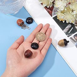 3Pcs 3 Colors Wood Pendants&nbsp;WOOD-NB0002-06