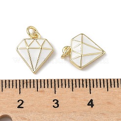Brass Enamel Charms&nbsp;KK-Q039-05A-G