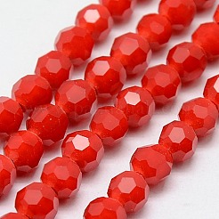 Eco-Friendly Glass Round Bead Strands&nbsp;EGLA-J042-8mm-M04