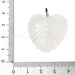 Natural Quartz Crystal Carved Pendants&nbsp;G-C276-01G-15
