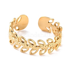 Ion Plating(IP) 304 Stainless Steel Finger Rings&nbsp;RJEW-L102-32G
