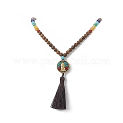 Indonesia Buddhist Necklace&nbsp;NJEW-JN04179
