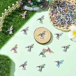 60Pcs 6 Colors Printed Alloy Connector Charms&nbsp;FIND-CJ0004-59
