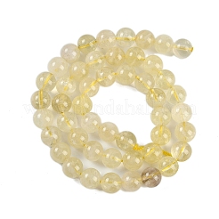 Natural Lemon Quartz(Heated) Beads Strands&nbsp;G-H062-A01-02