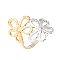304 Stainless Steel Cuff Open Rings for Women&nbsp;SA-CBABC9E-05F-GP