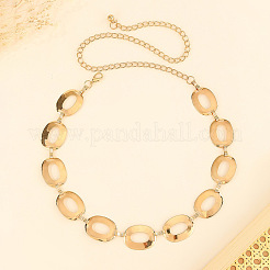 Alloy Oval Link Chain Waist Chain Belts for Women&nbsp;FS-WGBA6EA-01