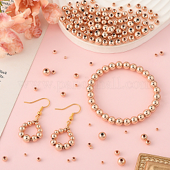 250Pcs 5 Styles Rack Plating Brass Spacer Beads&nbsp;KK-PA0001-02RG
