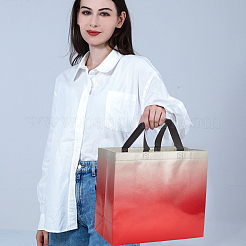 12Pcs 4 Colors Non-Woven Reusable Folding Gift Bags with Handle&nbsp;ABAG-GF0001-29A