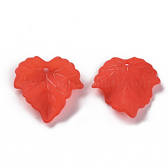 Autumn Theme Transparent Frosted Acrylic Pendants&nbsp;X-PAF002Y-12