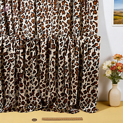 Polyester Leopard Print Pattern Fabric&nbsp;AJEW-WH0481-715B