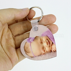 Sublimation Double-Sided Blank MDF Keychains&nbsp;ZXFQ-PW0001-044