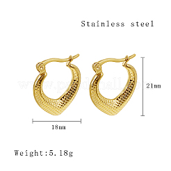304 Stainless Steel Hoop Earrings for Women&nbsp;YI9341-1