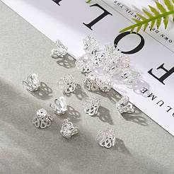 Multi-Petal Filigree Iron Bead Caps&nbsp;E114-S