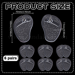 6 Pairs Gel Forefoot Pads for Flip Flops&nbsp;FIND-GA0008-31A