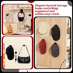 50 Sets ABS Plastic Hat Hooks&nbsp;AJEW-WA0004-51