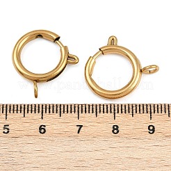 304 Stainless Steel Spring Ring Clasps&nbsp;STAS-B095-05H-G