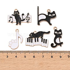 Alloy Enamel Pendants&nbsp;AL-CBADB2B-10G