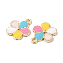 Eco-friendly Alloy Enamel Pendants&nbsp;PALLOY-M212-12G