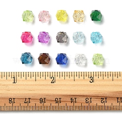 375Pcs 15 Colors Transparent Acrylic Beads&nbsp;TACR-FS0001-41