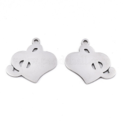 Non-Tarnish 201 Stainless Steel Pendants&nbsp;STAS-S081-024