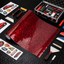 PVC Car Auto Fibre Sticker Vinyl Wrapping Film&nbsp;DIY-WH0061-064C