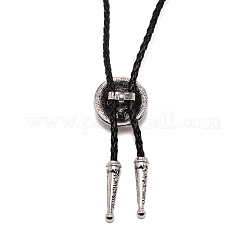 Flat Round with Egypt Pharaoh Laria Necklace for Men Women&nbsp;NJEW-WH0011-06AS