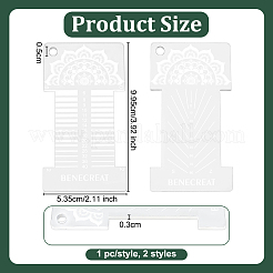 1Set Acrylic Tool for Spinning & Winding Yarn&nbsp;DIY-BC0013-86C