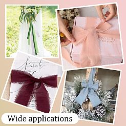 4Pcs 4 Colors Polyester Ribbons&nbsp;DIY-CY0001-72