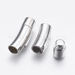Tarnish Resistant 304 Stainless Steel Bayonet Clasps&nbsp;STAS-E427B-7P