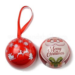 Tinplate Round Ball Candy Storage Favor Boxes&nbsp;CON-Q041-01B