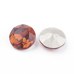 Pointed Back & Back Plated K9 Glass Rhinestone Cabochons&nbsp;RGLA-J012-10mm-259