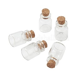 Clear Glass Jar Wishing Bottles Vials with Cork&nbsp;AJEW-JP0001-01