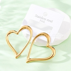 304 Stainless Steel Stud Earrings&nbsp;EJEW-Z098-03G