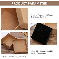Kraft Paper Cardboard Jewelry Boxes&nbsp;CBOX-BC0001-09