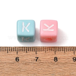 Opaque Acrylic European Beads&nbsp;AC-CBA7A73-01K