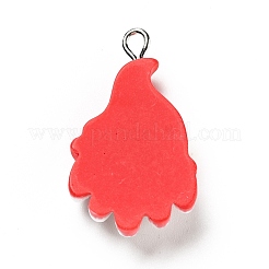 Christmas Opaque Resin Pendants&nbsp;RESI-G043-B06